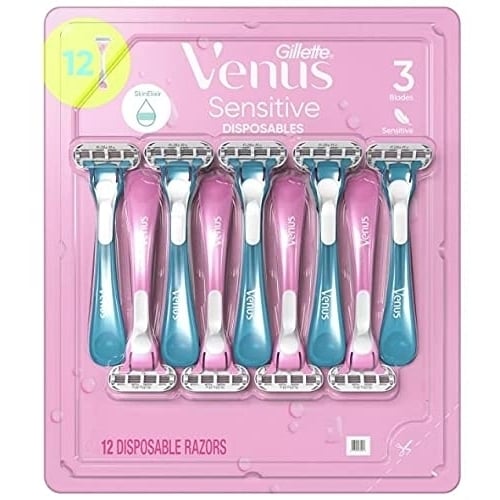 Gillette Venus Sensitive Disposable Razors (12 Count) Image 1