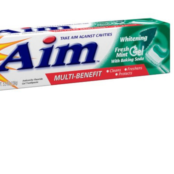 Aim Multi-Benefit Whitening with Baking Soda - Fresh Mint Gel (170g) Image 3