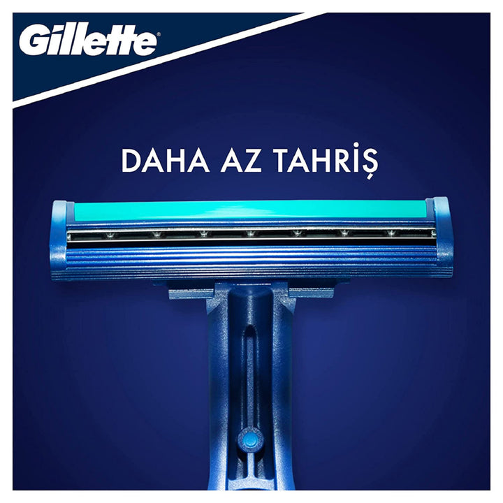 Gillette Blue II Plus Razor Blades 2 in 1 Pack Image 3