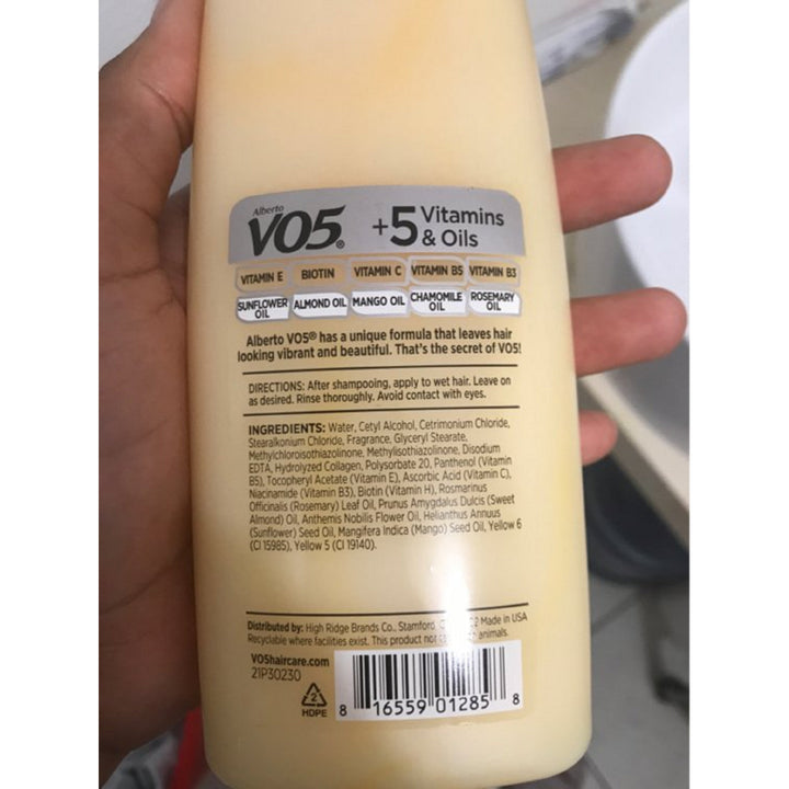 V05 Extra Body and Bounce+Collagen Conditioner (370ml) Image 3