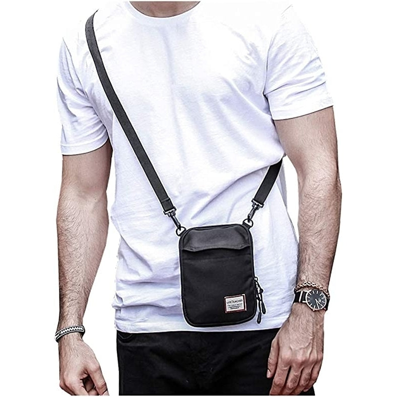 Small Messenger Crossbody Shoulder Bag for Men Image 1
