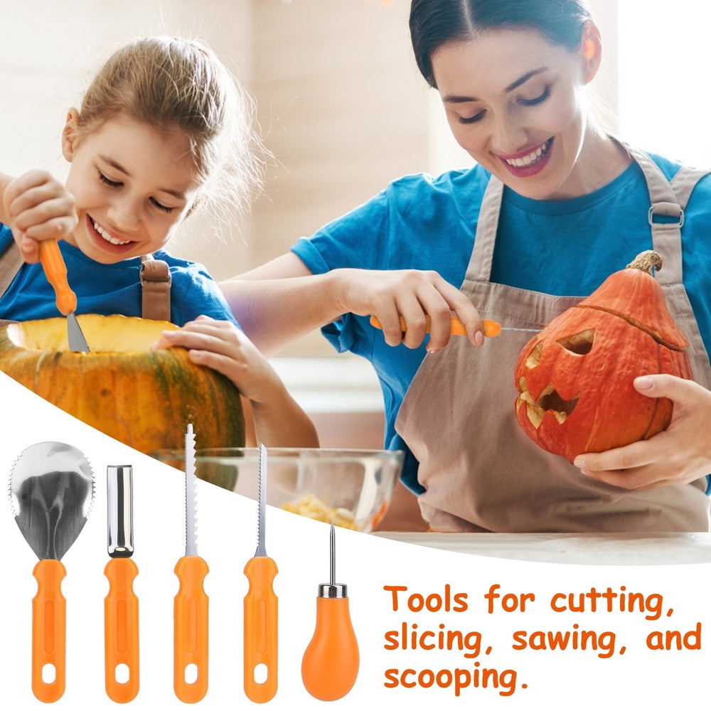 13Pcs Halloween Pumpkin Carving Kit Stainless Steel Carving Kit Pumpkin Sculpting Cutting Kit Halloween Decorative Tools Image 2