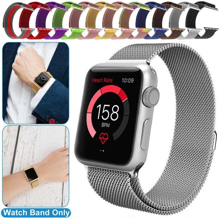 Magnetic Watch Band Replacement Milanese Bands Compatible For Apple Watch Bands 42mm Series 1 2 3 Image 1