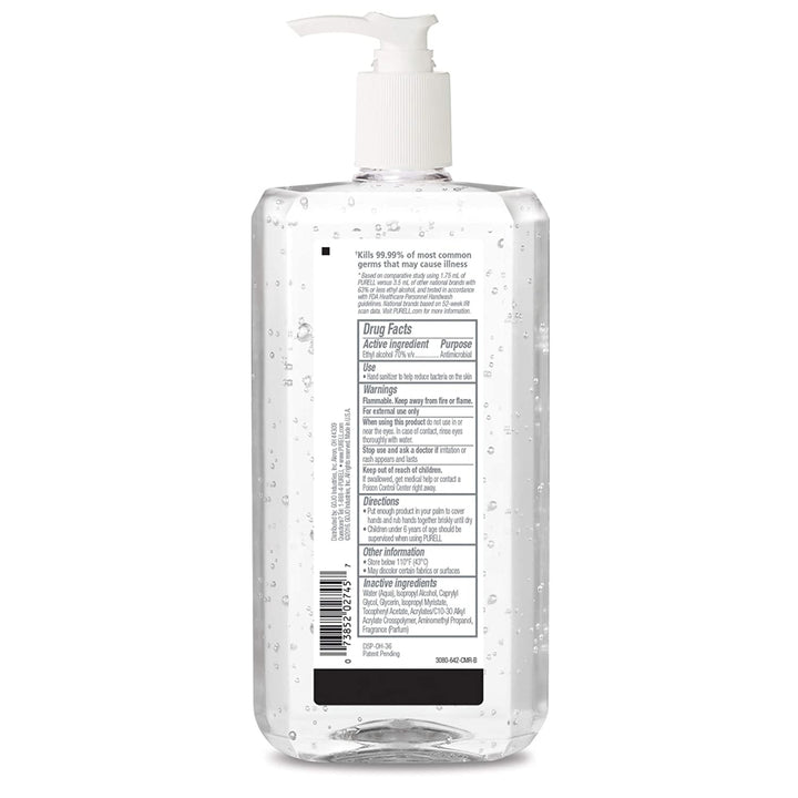 Purell Advanced Hand Sanitizer Refreshing Gel Clean Scent (1 Liter) Image 2