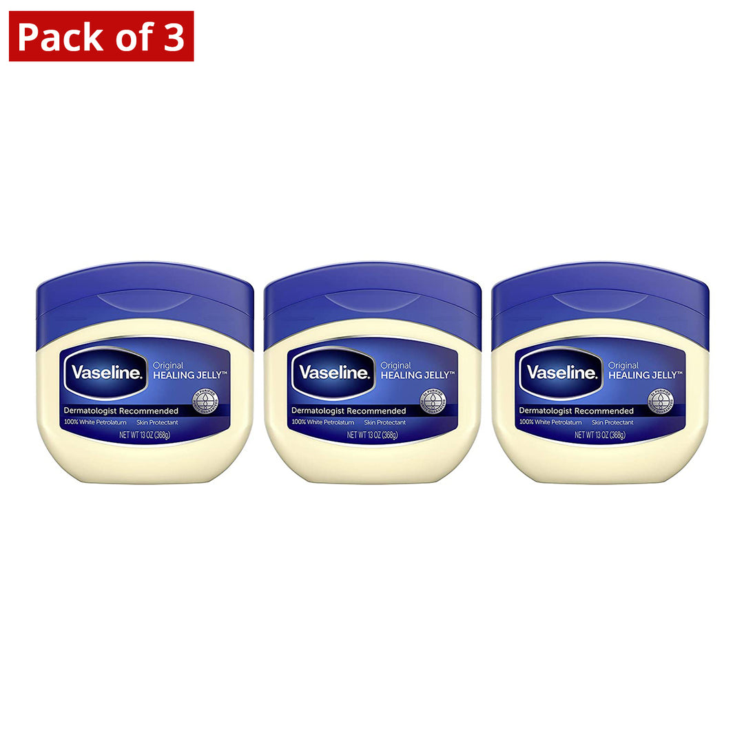 Vaseline Petroleum Jelly Original 13 oz Pack of 3 Image 1