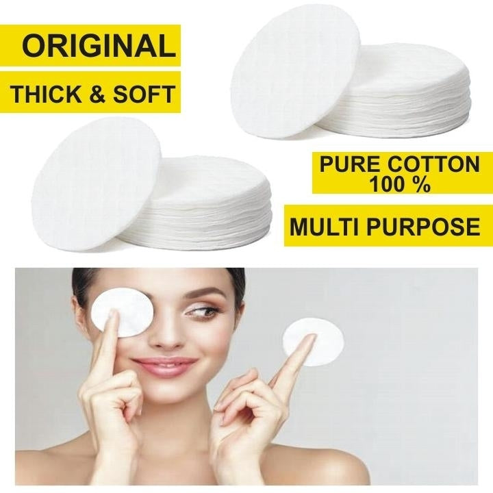 Purest Cosmetic Cotton Pads 80 in 1 Pack Image 2