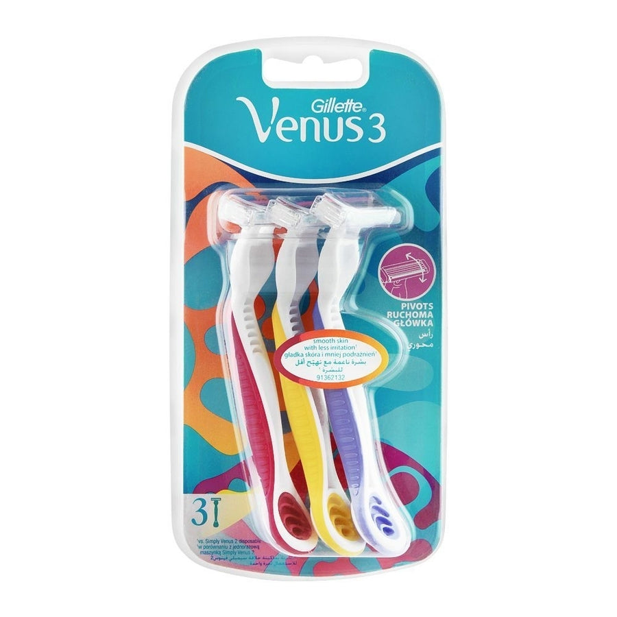 Gillette Venus 3 Pack Shave Gel Image 1