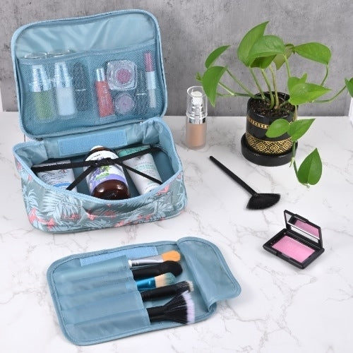 Everyday Stylish Cosmetic Organizer Bag Travel Case - 3 Colors Image 2