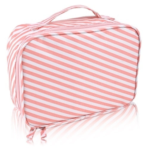 Everyday Stylish Cosmetic Organizer Bag Travel Case - 3 Colors Image 1