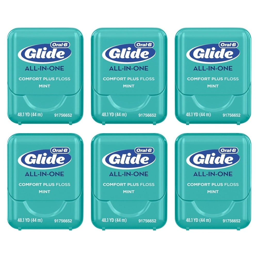 Oral-B Glide All-in-One Dental Floss Brilliance Blast 44 m (Pack of 6) Image 2