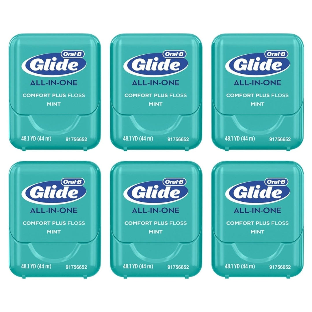 Oral-B Glide All-in-One Dental Floss Brilliance Blast 44 m (Pack of 6) Image 2