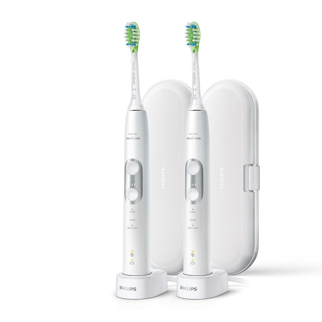 Philips Sonicare 6100 ProtectiveClean Power Toothbrush (2 Pack) Image 2