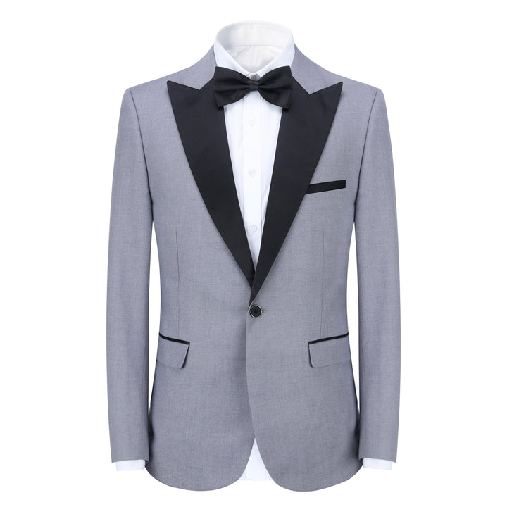 3 Pieces Men Suits Slim Fit One Button Men Dress Suit Wedding Party Spring Autumn Solid Jacket + Pant Image 4