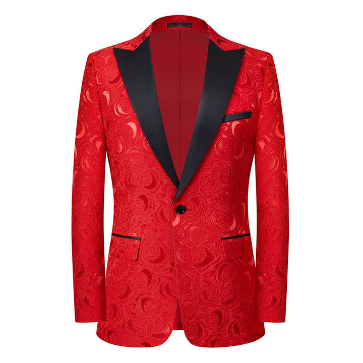 Men Blazer Slim Fit Jacket Business Causal Wedding Groom Men Outerwear Autumn Solid Color Single Button Male Suit Image 1