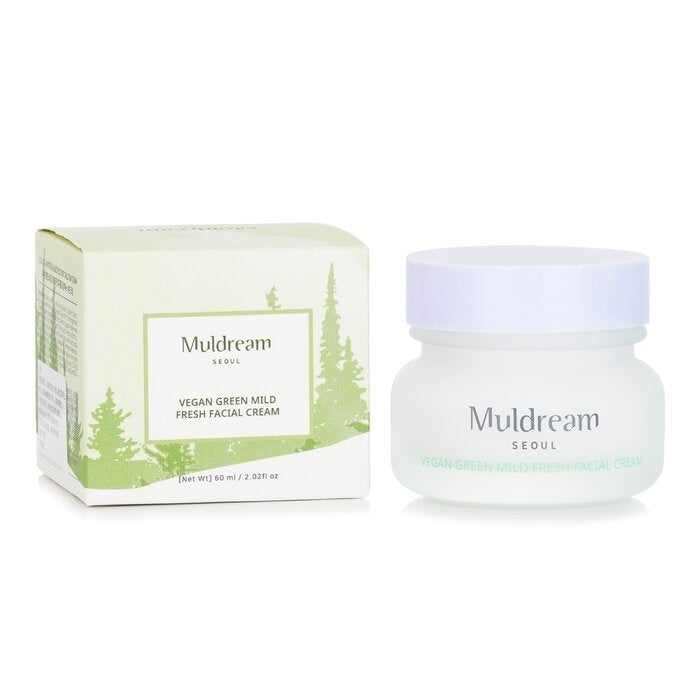 Muldream - Vegan Green Mild Fresh Facial Cream(60ml/2.02oz) Image 2