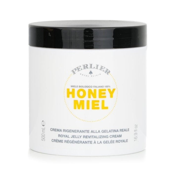 Perlier - Honey Miel Royal Jelly Revitalizing Body Cream(500ml/16.9oz) Image 1