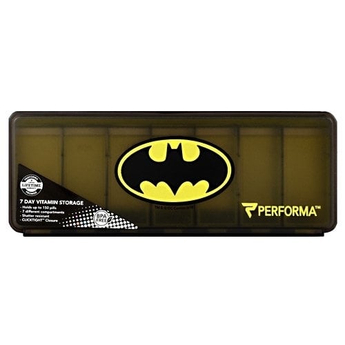 Performa 7-Day Pill Container Case Batman Dishwasher Safe and BPA-Free Image 4