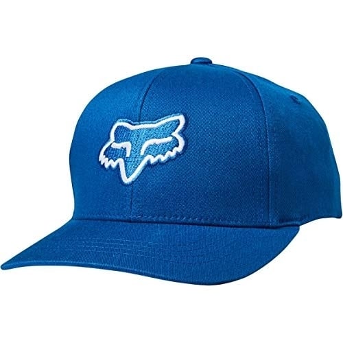 Fox Racing Kids Legacy Flexfit Hat Royal Blue One Size Cotton Elastane Image 1