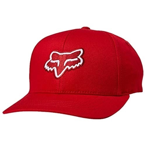 Fox Racing Youth Flexfit Hat Chili Red OS Model 58231 One Size Adjustable Image 1