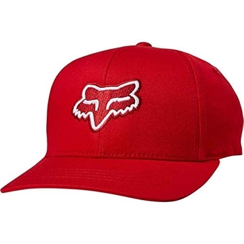 Fox Racing Youth Flexfit Hat Chili Red OS Model 58231 One Size Adjustable Image 3