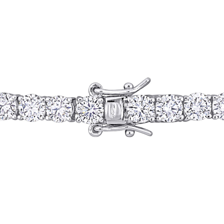 9.49 Carat (ctw) Lab-Created Moissanite Tennis Bracelet in Sterling Silver Image 4