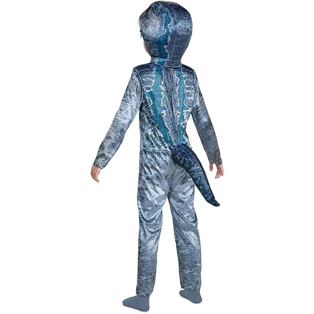 Disguise Blue Velociraptor Dinosaur Costume Size S 2T Toddler Jurassic World Image 2