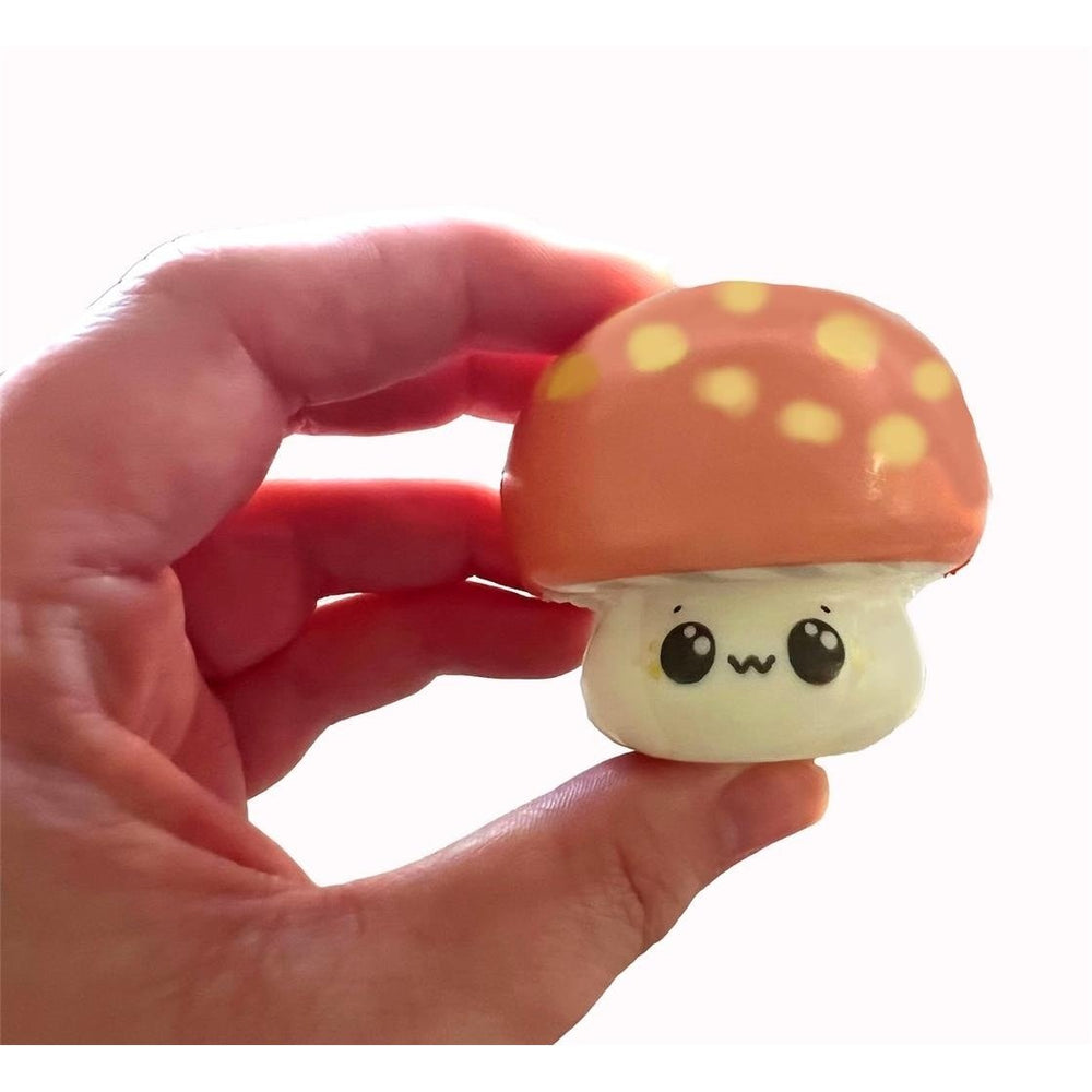 12 Piece Pack 2" Squishy Mushroom Assortment Squeeze Stress Toy TY550 party favor Image 2