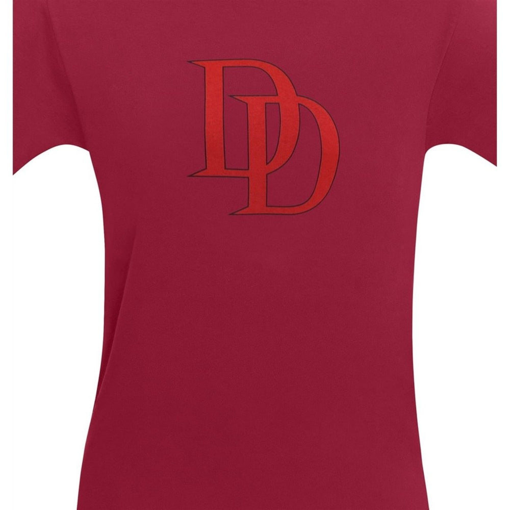 Daredevil Red Logo 30 Single T-Shirt Image 2