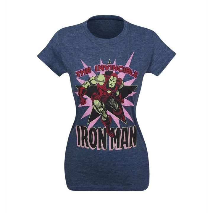Iron Man Invincible Burst Womens T-Shirt Image 3
