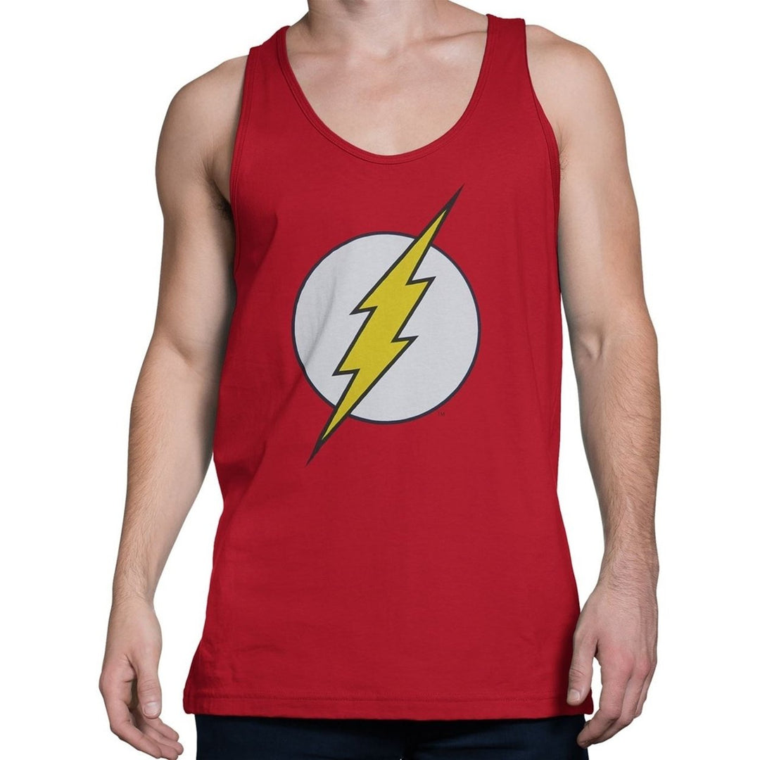 Flash Symbol Mens Tank Top Image 1