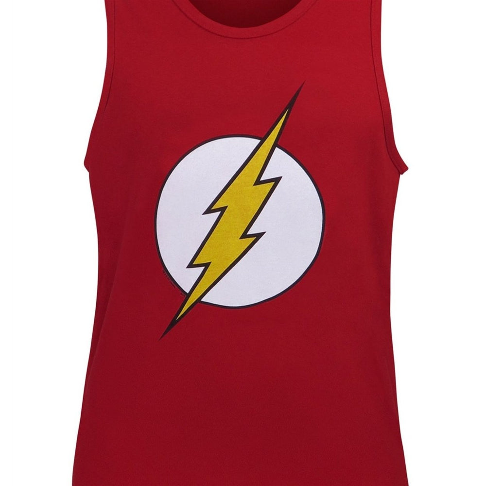 Flash Symbol Mens Tank Top Image 2