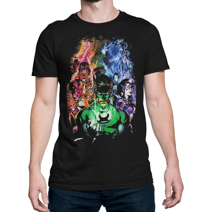 Green Lantern Blackest Night Group T-Shirt Image 1