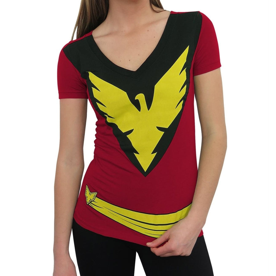 Dark Phoenix Womens Costume T-Shirt Image 1