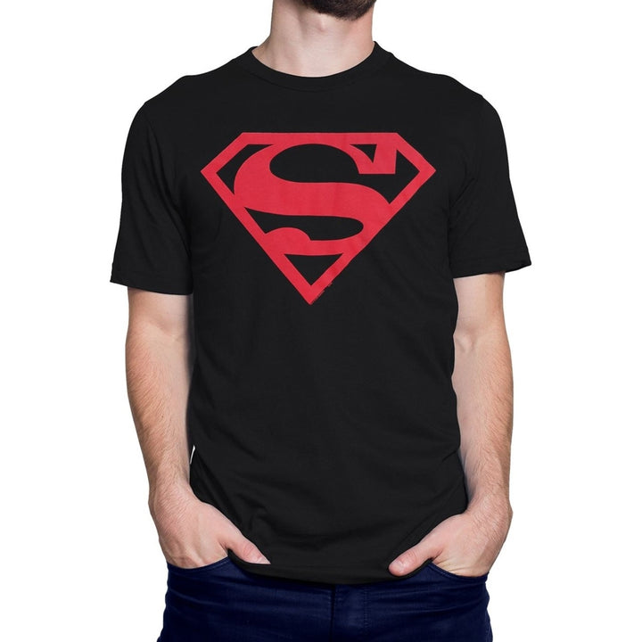 Superboy Red Symbol T-Shirt Image 2