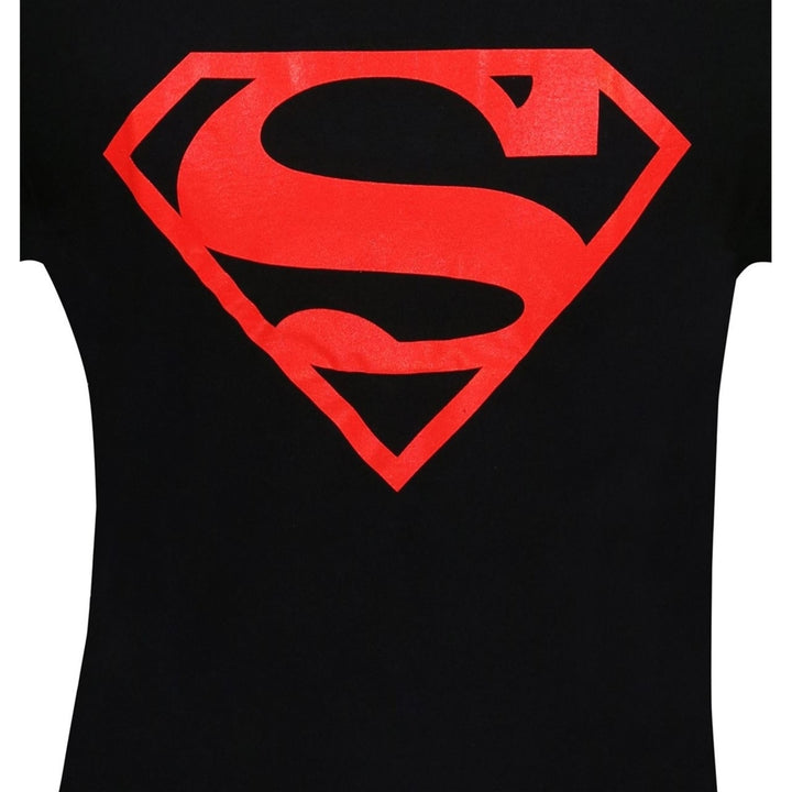 Superboy Red Symbol T-Shirt Image 3