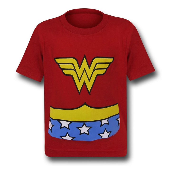 Wonder Woman Classic Costume Kids T-Shirt Image 3