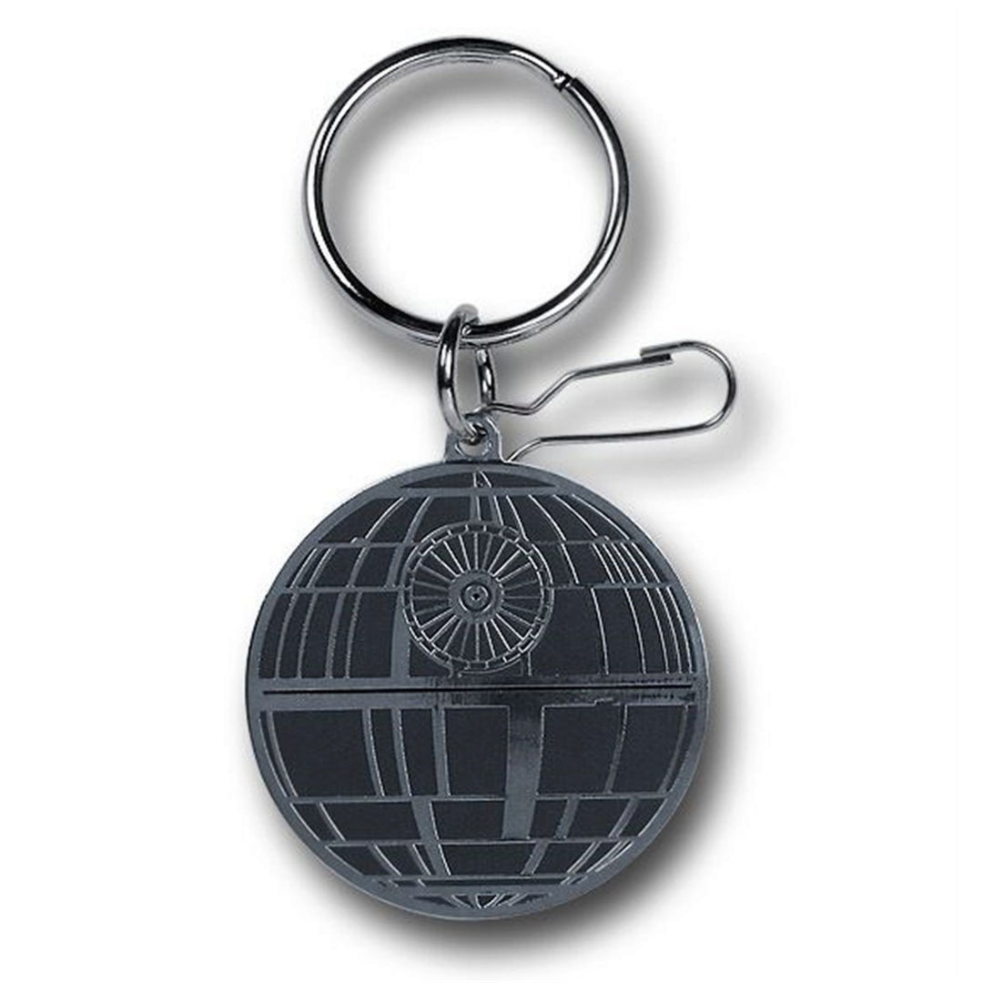 Star Wars Death Star Enamel Keychain Image 1