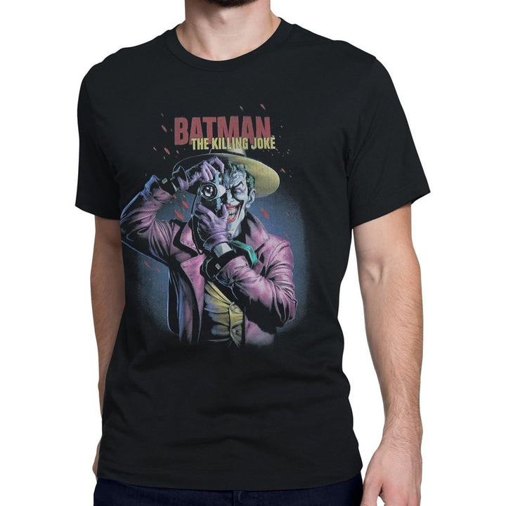 The Joker The Killing Joke Smile Poster Mens T-Shirt Image 1