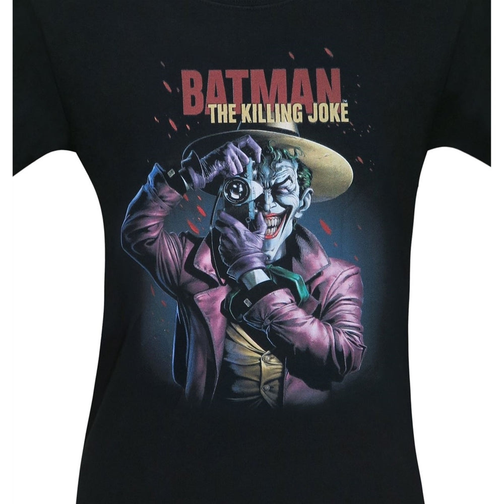 The Joker The Killing Joke Smile Poster Mens T-Shirt Image 2