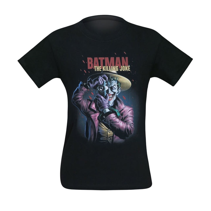 The Joker The Killing Joke Smile Poster Mens T-Shirt Image 3