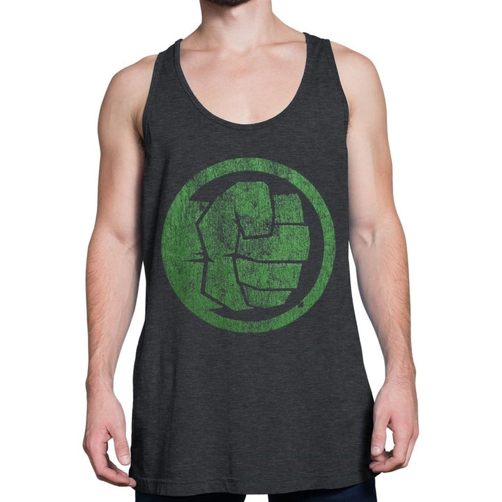 Hulk Fist Bump Mens Tank Top Image 1