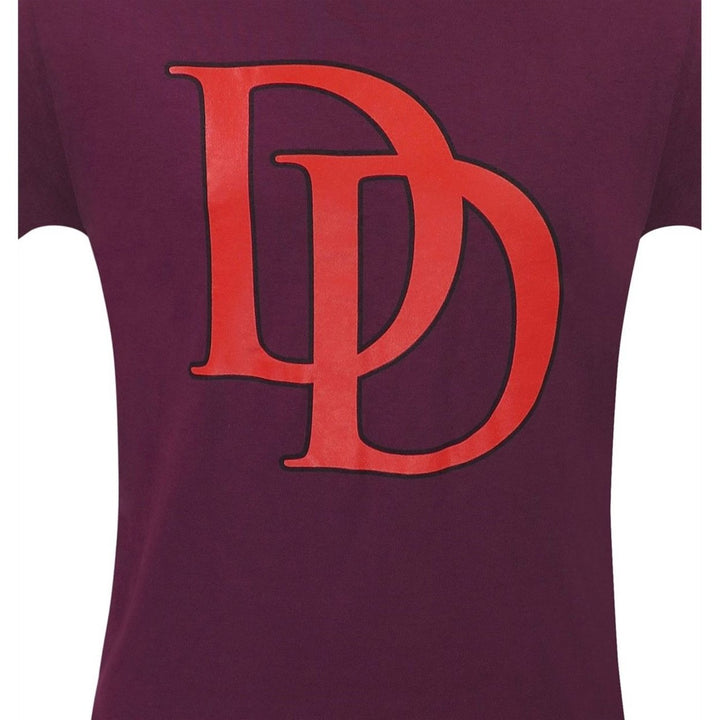 Daredevil Big Symbol Mens T-Shirt Image 2
