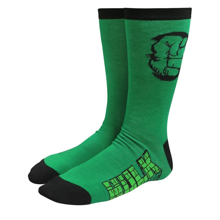 Hulk Fist Pump Crew Socks Image 1