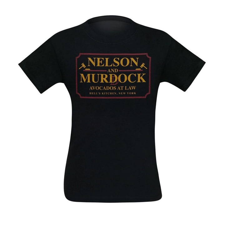 Nelson and Murdock Avocados at Law Mens T-Shirt Image 1