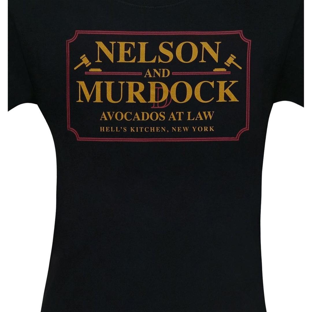 Nelson and Murdock Avocados at Law Mens T-Shirt Image 2