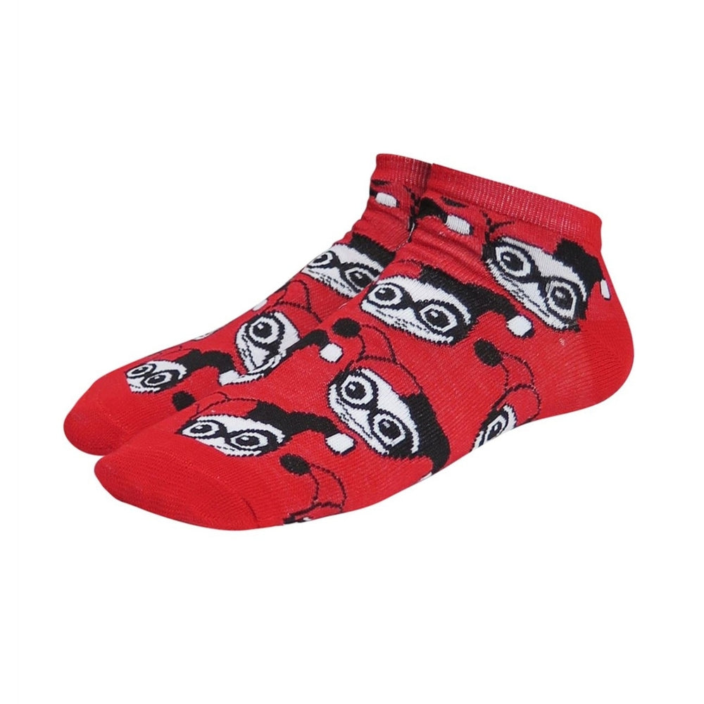 Harley Quinn Kawaii Womens Low-Cut Sock 2 Pack Image 2