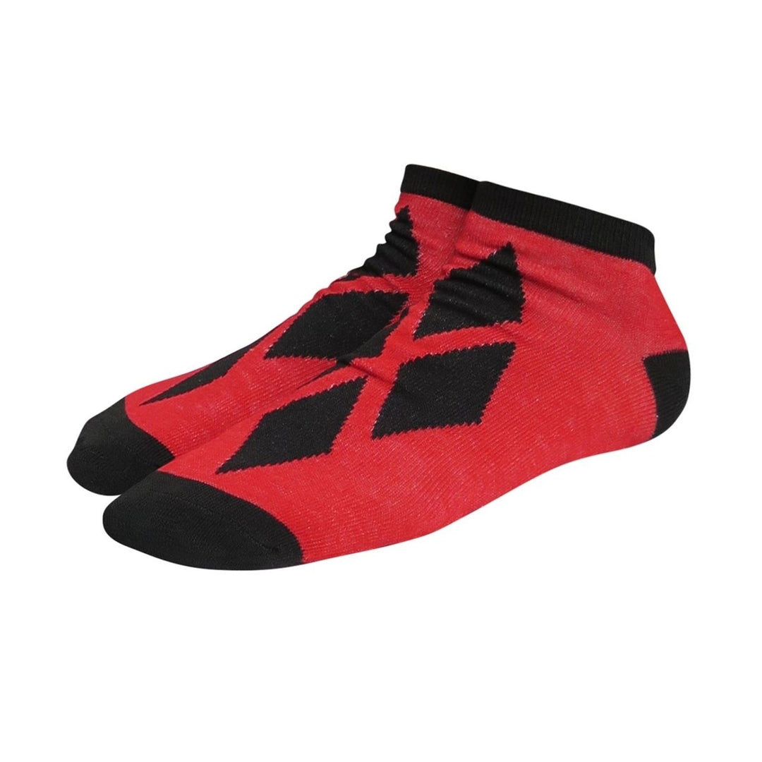 Harley Quinn Kawaii Womens Low-Cut Sock 2 Pack Image 3