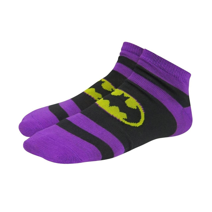 DC Trinity Womens Striped Low-Cut Sock 3 Pack Image 3
