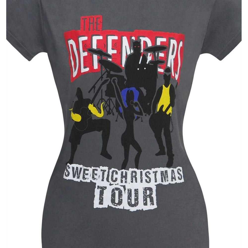 Defenders Sweet Christmas Tour Womens T-Shirt Image 2