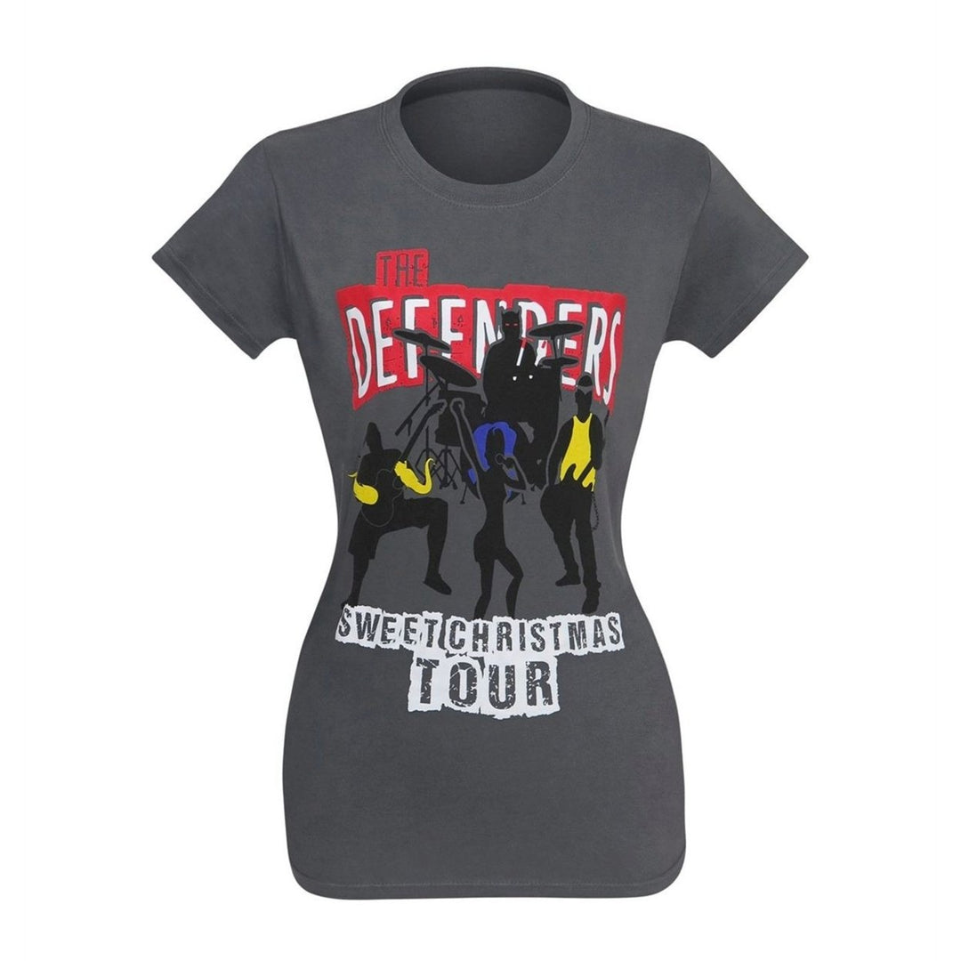 Defenders Sweet Christmas Tour Womens T-Shirt Image 3
